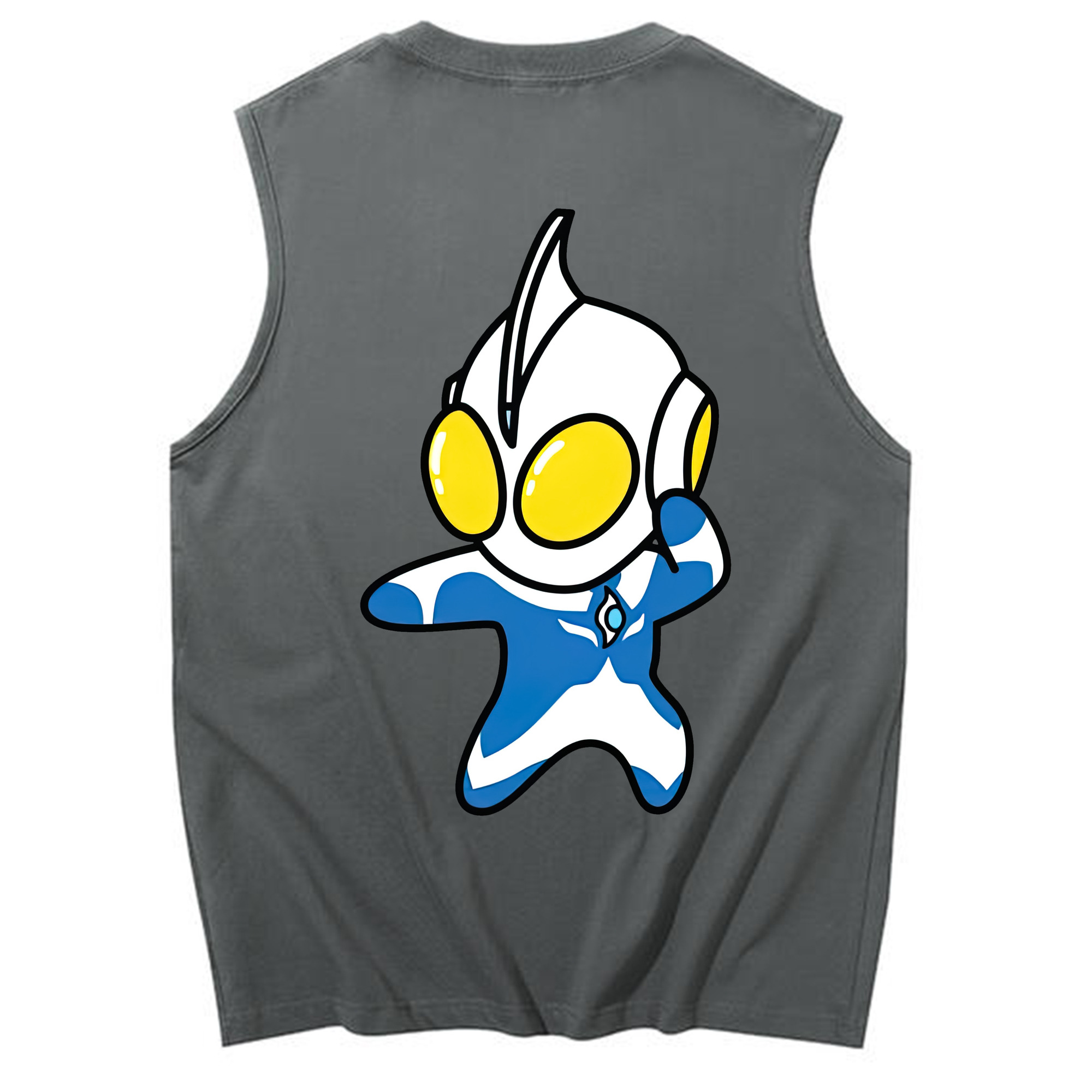 （画像用） ウルトラマン Ultraman コットン100％タンクトップ（背面プリント）